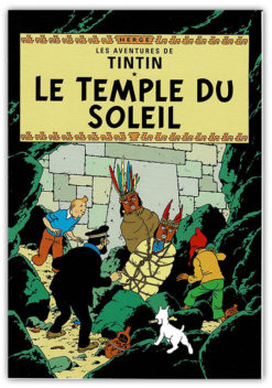 Vykort - Tintin - Le Temple du Soleil (15x10)