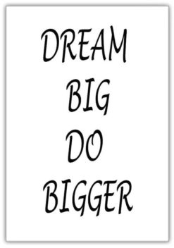 Text Poster Dream Big