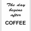 Text Poster The day begins