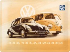 Plåtskylt - Der Volkswagen (40x30)