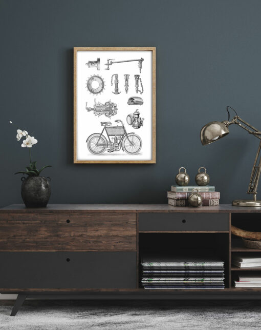 MOTORCYKEL poster (Lager) - Bild 2