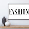 FASHION text poster (Lager)