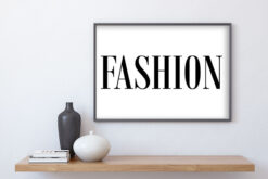 FASHION text poster (Lager)