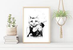 KATT ILLUSTRATION poster (Lager)