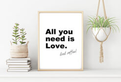 ALL YOU NEED IS LOVE poster (Lager)