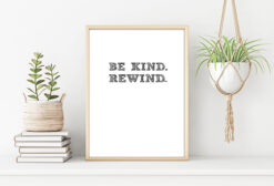 BE KIND REWIND poster (Lager)