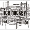 Hockey text poster