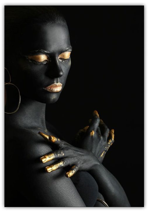Poster Fashion Golden Lady 3