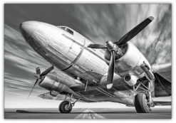 Vintage Historiskt Flygplan