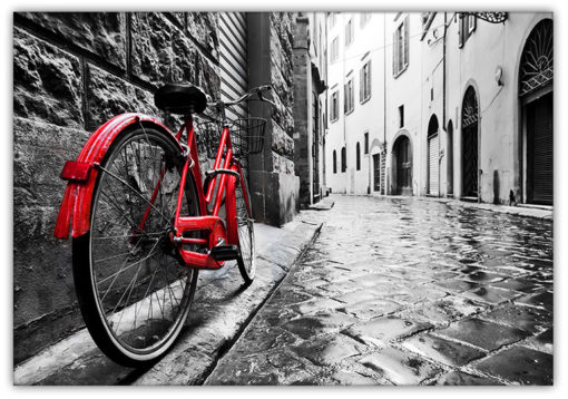 Vintage Röd Cykel