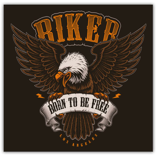 BIKER BORN TO BE FREE