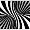 Black and white abstract