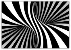 Black and white abstract