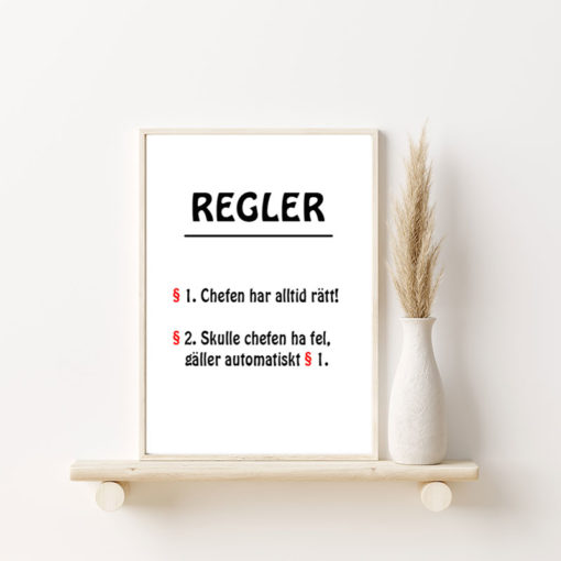 Text Poster Chefen - Bild 2