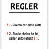 Text Poster Chefen