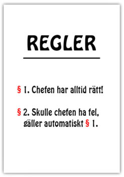 Text Poster Chefen