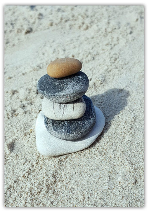 Stenar på stranden