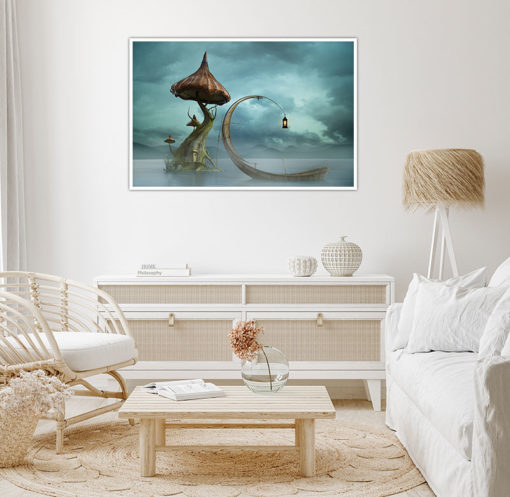 Fantasi poster på magisk svampö - Bild 2