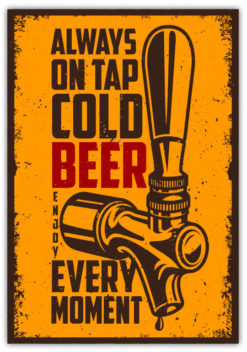 Cold Beer Always On Tab