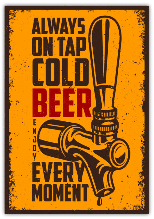 Cold Beer Always On Tab