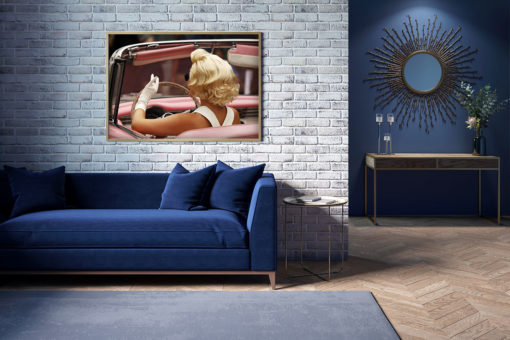 Poster Blond lady in Pink Cadillac - Bild 2