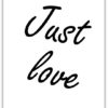 Text Poster Just Love