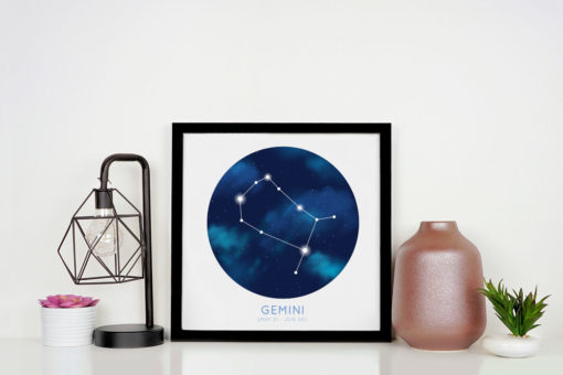 Poster Stjärntecknet Tvillingarna - Bild 2