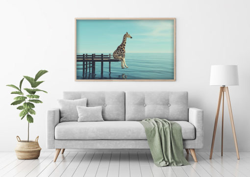 Giraff på bryggan - Bild 2
