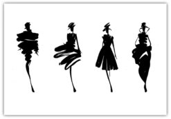 Fashion silhouettes