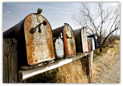 Vintage Mail Boxes Poster Fynd