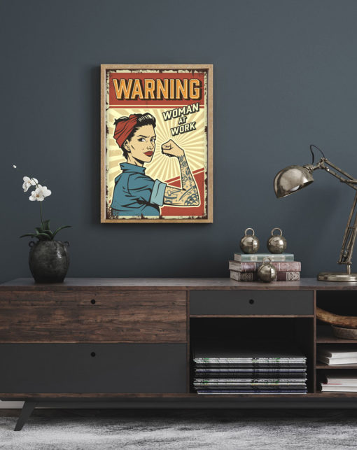 Warning Women at Work poster - Bild 2