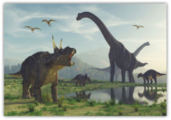 Poster Dinosaurier 2