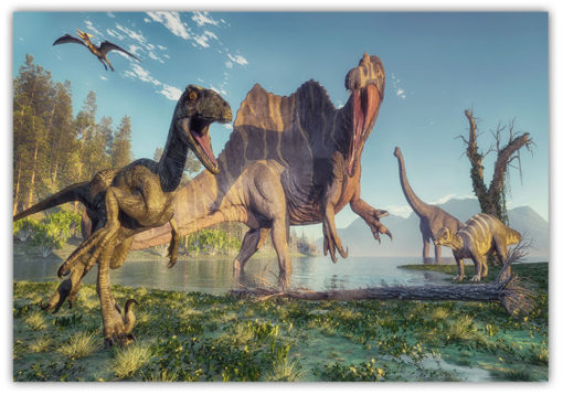 Poster Dinosaurier 5