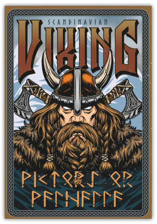 Scandinavian Viking Poster
