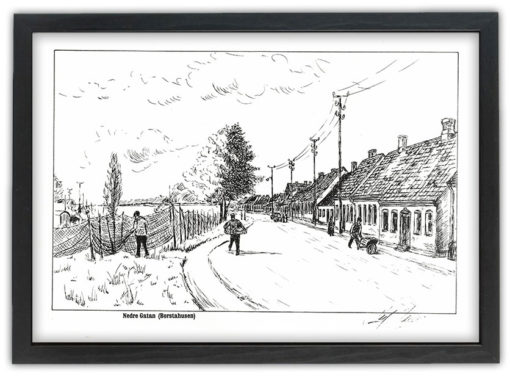 Landskrona Nedre Gatan (Borstahusen)
