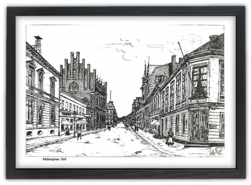 Landskrona Rådhusgatan 1910