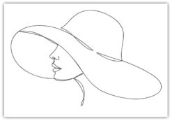 Line Art hatt fashion 1