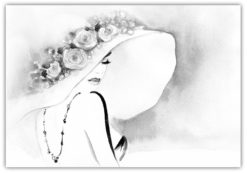 Elegant fashion illustration