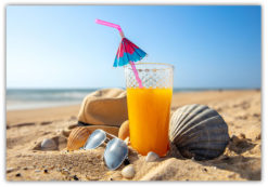 Beach Accessories Poster