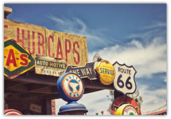 Retro Route 66 Tank station