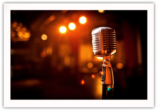 Retro microphone Poster - Bild 2