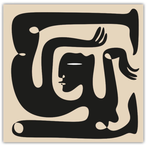 Abstrakt Picasso inspiration Poster