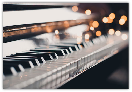 Piano tangenter poster