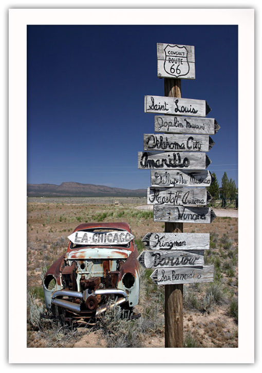 Route 66 classic vägskylt poster - Bild 2