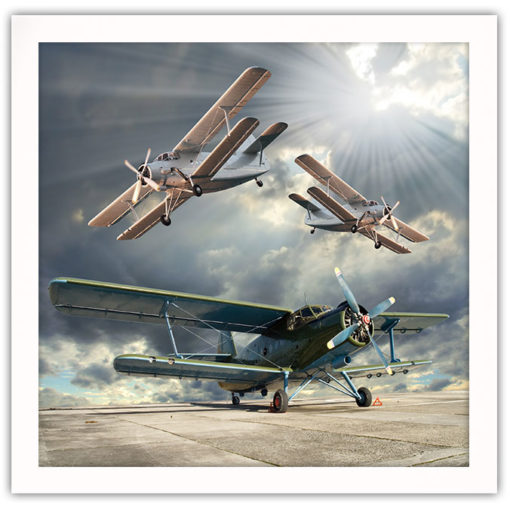 Retro flygplan poster - Bild 2