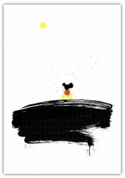 Lasse Åberg Mickey is looking at Pluto, the planet No: 93