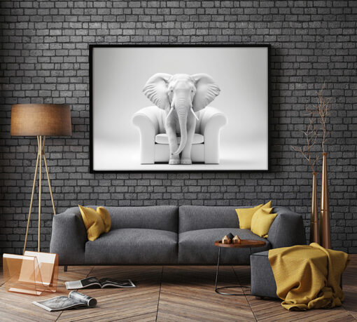 Elefantfåtölj Poster - Bild 3
