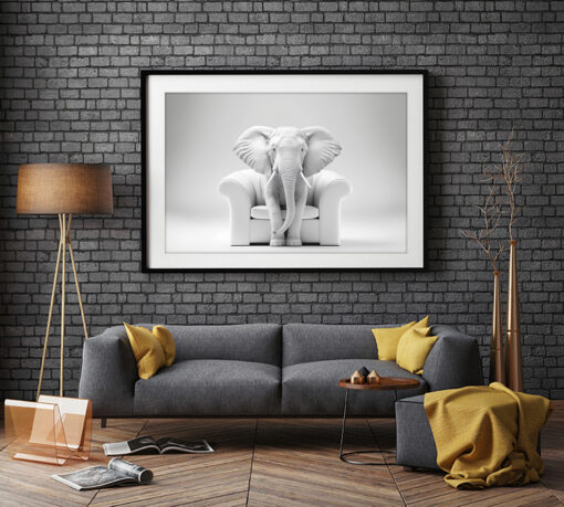 Elefantfåtölj Poster - Bild 4