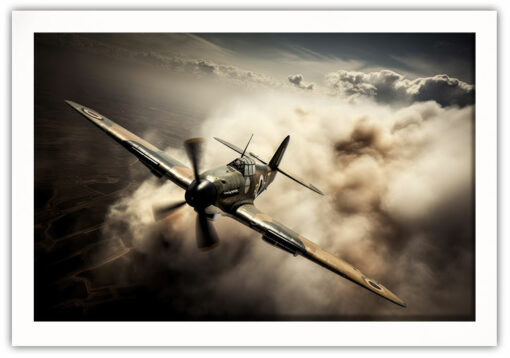 Spitfire plan bland molnen - Bild 2