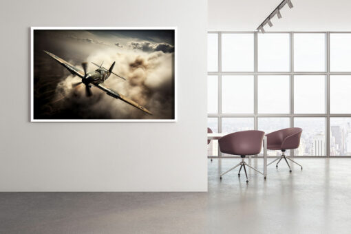 Spitfire plan bland molnen - Bild 3